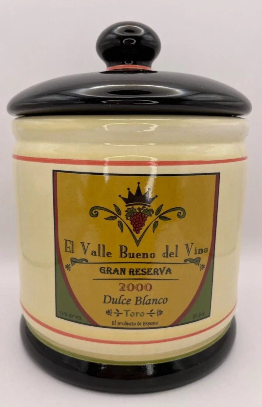Oggi Corporation El Valle Bueno Del Vino Canister With Lid Pre-owned